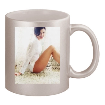 Bridget Moynahan 11oz Metallic Silver Mug