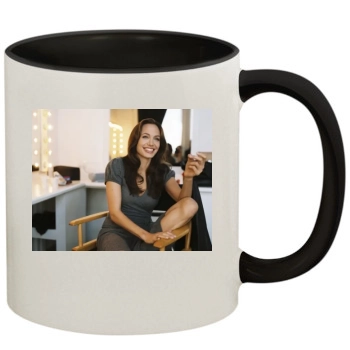 Angelina Jolie 11oz Colored Inner & Handle Mug