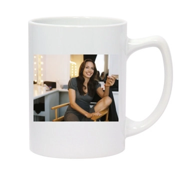 Angelina Jolie 14oz White Statesman Mug