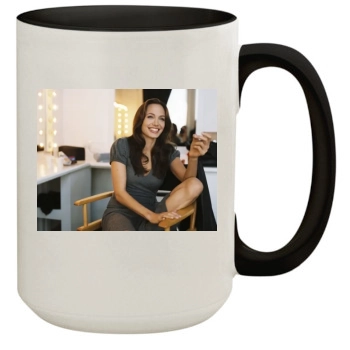 Angelina Jolie 15oz Colored Inner & Handle Mug