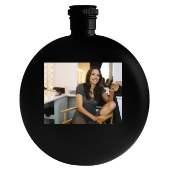 Angelina Jolie Round Flask