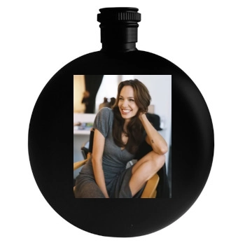 Angelina Jolie Round Flask