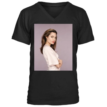 Angelina Jolie Men's V-Neck T-Shirt