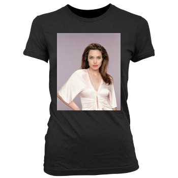 Angelina Jolie Women's Junior Cut Crewneck T-Shirt