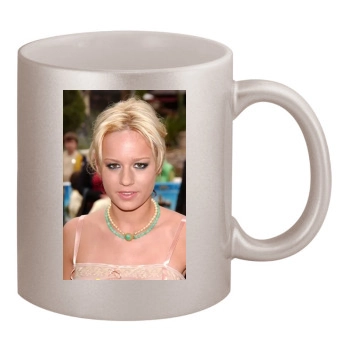 Brie Larson 11oz Metallic Silver Mug