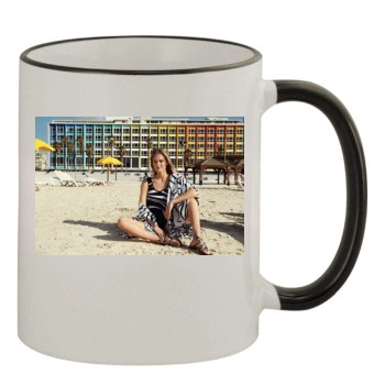 Bar Refaeli 11oz Colored Rim & Handle Mug