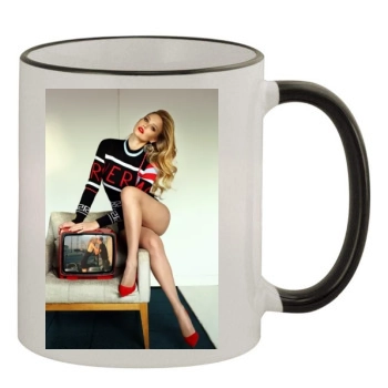 Bar Refaeli 11oz Colored Rim & Handle Mug