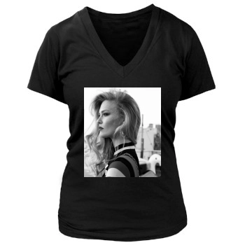 Bar Refaeli Women's Deep V-Neck TShirt