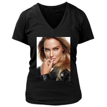 Bar Refaeli Women's Deep V-Neck TShirt