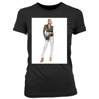 Bar Refaeli Women's Junior Cut Crewneck T-Shirt