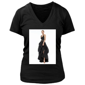 Bar Refaeli Women's Deep V-Neck TShirt