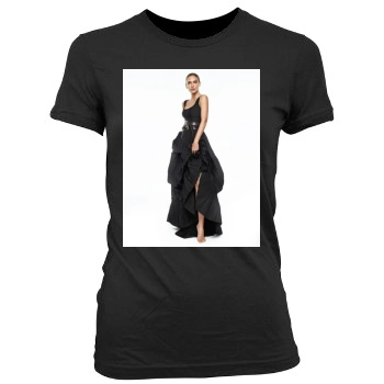 Bar Refaeli Women's Junior Cut Crewneck T-Shirt