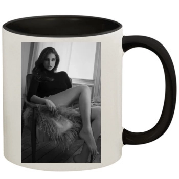 Barbara Palvin 11oz Colored Inner & Handle Mug