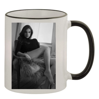 Barbara Palvin 11oz Colored Rim & Handle Mug