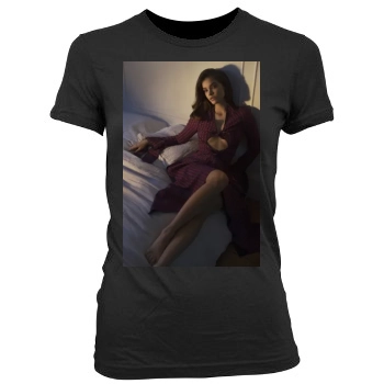 Barbara Palvin Women's Junior Cut Crewneck T-Shirt