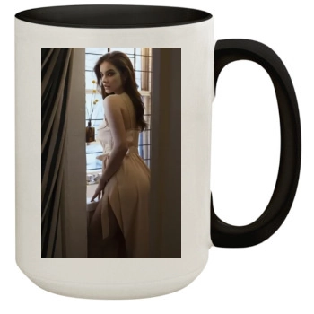 Barbara Palvin 15oz Colored Inner & Handle Mug