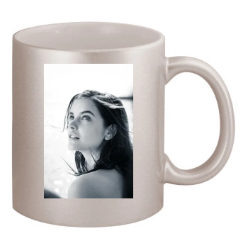 Barbara Palvin 11oz Metallic Silver Mug