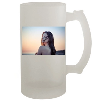 Barbara Palvin 16oz Frosted Beer Stein