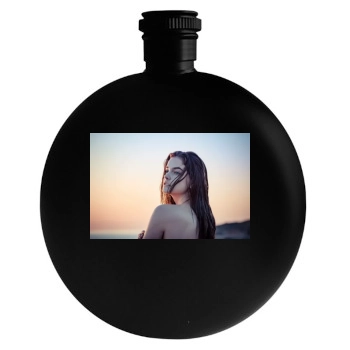 Barbara Palvin Round Flask