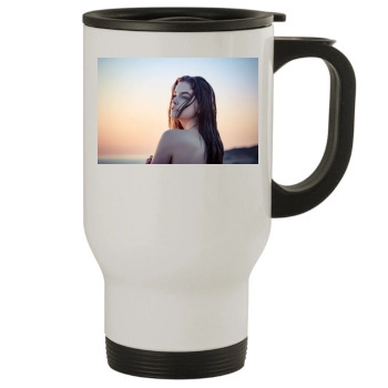 Barbara Palvin Stainless Steel Travel Mug