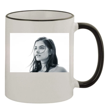 Barbara Palvin 11oz Colored Rim & Handle Mug