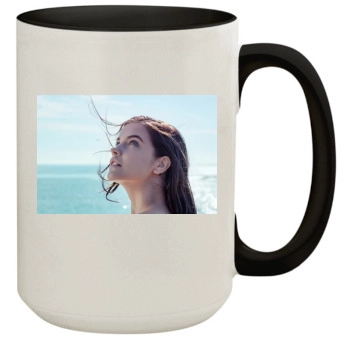 Barbara Palvin 15oz Colored Inner & Handle Mug