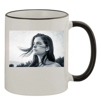 Barbara Palvin 11oz Colored Rim & Handle Mug