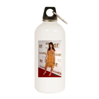 Brittany Brower White Water Bottle With Carabiner