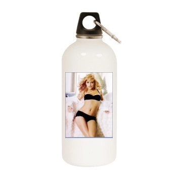 Brittany Murphy White Water Bottle With Carabiner