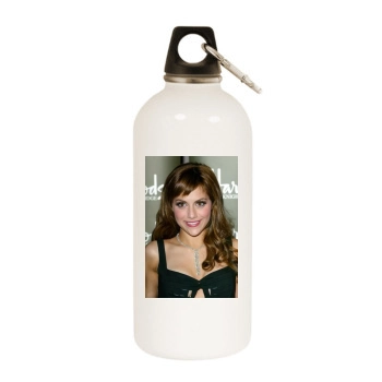 Brittany Murphy White Water Bottle With Carabiner