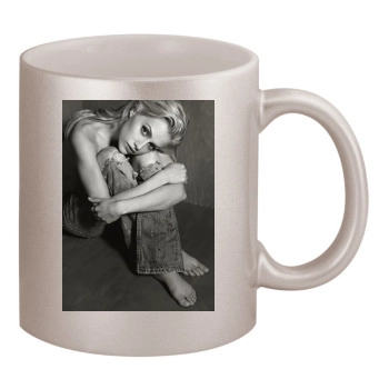 Brittany Murphy 11oz Metallic Silver Mug