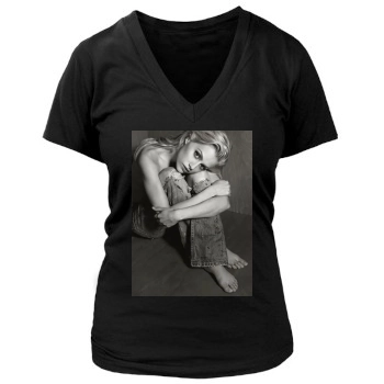 Brittany Murphy Women's Deep V-Neck TShirt