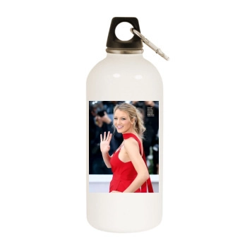 Blake Lively White Water Bottle With Carabiner