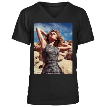 Brie Larson Men's V-Neck T-Shirt