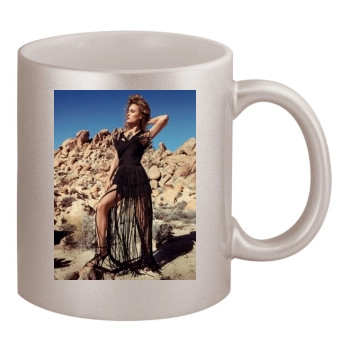 Brie Larson 11oz Metallic Silver Mug