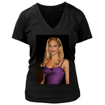 Brittany Murphy Women's Deep V-Neck TShirt