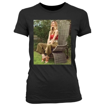 Brooklyn Decker Women's Junior Cut Crewneck T-Shirt