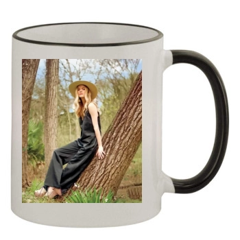 Brooklyn Decker 11oz Colored Rim & Handle Mug