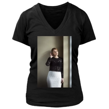 Bryce Dallas Howard Women's Deep V-Neck TShirt