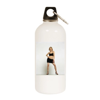 Brittany Murphy White Water Bottle With Carabiner