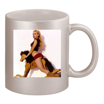 Brittany Murphy 11oz Metallic Silver Mug