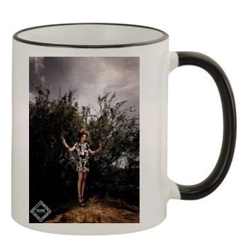 Candice Swanepoel 11oz Colored Rim & Handle Mug