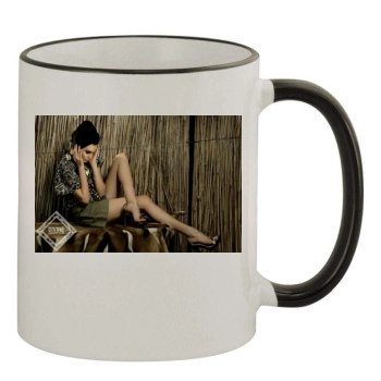 Candice Swanepoel 11oz Colored Rim & Handle Mug