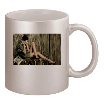 Candice Swanepoel 11oz Metallic Silver Mug