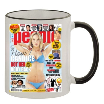 Candice Swanepoel 11oz Colored Rim & Handle Mug