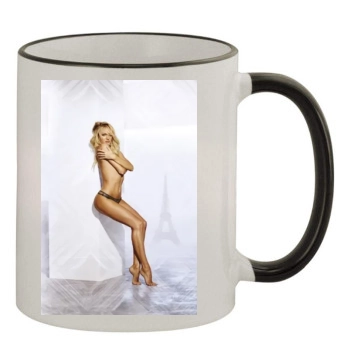 Candice Swanepoel 11oz Colored Rim & Handle Mug