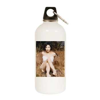 Brittany Murphy White Water Bottle With Carabiner