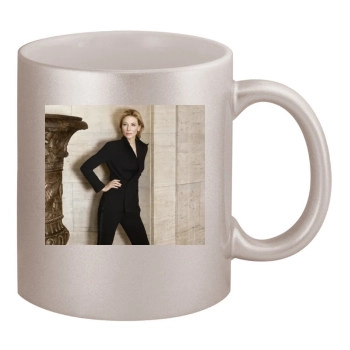 Cate Blanchett 11oz Metallic Silver Mug