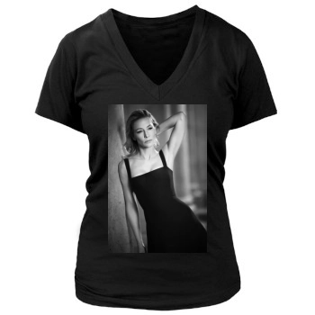 Cate Blanchett Women's Deep V-Neck TShirt