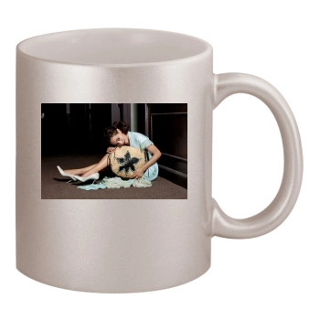 Brittany Murphy 11oz Metallic Silver Mug